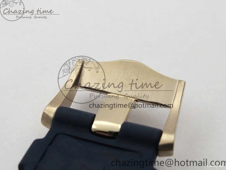 0411 2018 Seamaster Diver 300M RG Blue Ceramic VSF 1:1 Best Edition Blue Dial on Blue Rubber Strap A WeatherProof 7914